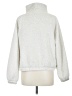 Athleta 100% Polyester Silver Faux Fur Jacket Size M - photo 2