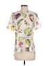 Adam Lippes 100% Polyester Ivory White Short Sleeve Blouse Size 0 - photo 1