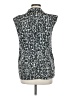 Simply Vera Vera Wang 100% Polyester Gray Sleeveless Blouse Size M - photo 2