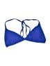 Assorted Brands Solid Blue Swimsuit Top Size XS (estimated) - photo 1