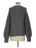C&C California Solid Gray Pullover Sweater Size S - photo 2