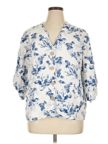 Chelsea & Theodore 3/4 Sleeve Blouse (view 1)