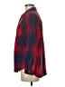 Vanilla Star Plaid Red Long Sleeve Button-Down Shirt Size M - photo 5