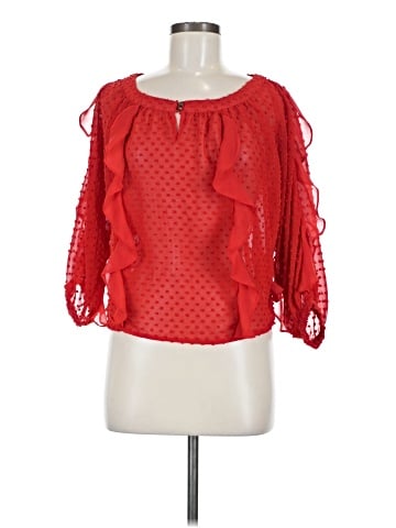 Flying Tomato 3/4 Sleeve Blouse (view 1)