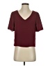 Lulus 100% Polyester Burgundy Short Sleeve Top Size XS - photo 1