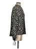 Bardot 100% Polyester Animal Print Black Long Sleeve Blouse Size XXS - photo 4