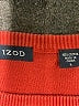 IZOD 100% Cotton Argyle Red Pullover Sweater Size L - photo 7