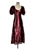 Keepsake 100% Polyester Burgundy Cocktail Dress Size 4 - photo 1