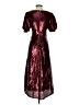Keepsake 100% Polyester Burgundy Cocktail Dress Size 4 - photo 2