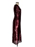 Keepsake 100% Polyester Burgundy Cocktail Dress Size 4 - photo 4