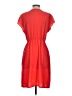 Halogen 100% Polyester Solid Red Orange Casual Dress Size XS - photo 2