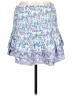 Saylor 100% Cotton Paisley Blue Casual Skirt Size L - photo 1
