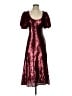 Keepsake Burgundy Cocktail Dress Size 4 - photo 1