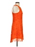 Sandro 100% Polyester Orange Cocktail Dress Size S - photo 4