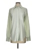 prologue 100% Polyester Color Block Green Long Sleeve Blouse Size XS - photo 1