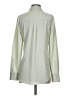 prologue 100% Polyester Color Block Green Long Sleeve Blouse Size XS - photo 2