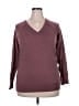 Torrid Burgundy Pullover Sweater Size 2X Plus (2) - photo 1