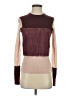 Rag & Bone 100% Merino Wool Color Block Burgundy Wool Pullover Sweater Size XS - photo 1