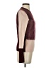 Rag & Bone 100% Merino Wool Color Block Burgundy Wool Pullover Sweater Size XS - photo 4