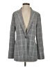 Treasure & Bond 100% Polyester Plaid Gray Blazer Size S - photo 1