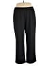 Unbranded 100% Polyester Solid Black Active Pants Size 4X - photo 1
