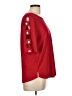 89th & Madison Red 3/4 Sleeve Top Size L - photo 4