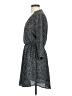 Lush 100% Polyester Print Gray Casual Dress Size S - photo 5