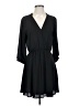 Lush 100% Polyester Solid Black Casual Dress Size S - photo 1