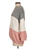 Shein Color Block Pink Pullover Sweater Size S - photo 5