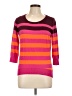 JCPenney Stripes Pink Pullover Sweater Size L - photo 1