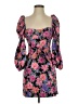 Zara 100% Polyester Floral Pink Cocktail Dress Size S - photo 1