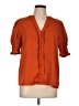 Shein Orange 3/4 Sleeve Blouse Size L - photo 1