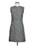 Adam Lippes 100% Polyester Tweed Gray Casual Dress Size 10 - photo 1