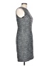 Adam Lippes 100% Polyester Tweed Gray Casual Dress Size 10 - photo 4