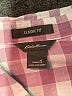 Eddie Bauer Checkered-gingham Pink Long Sleeve Button-Down Shirt Size S - photo 7
