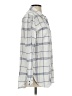 Athleta Plaid Ivory Long Sleeve Button-Down Shirt Size S - photo 4