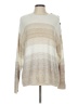 Time and Tru Stripes Ivory Pullover Sweater Size 12 - 14 - photo 1