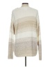 Time and Tru Stripes Ivory Pullover Sweater Size 12 - 14 - photo 2
