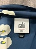 CAbi 100% Polyester Blue 3/4 Sleeve Blouse Size XS - photo 7