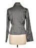 Copper Key Metallic Gray Long Sleeve Blouse Size L - photo 2