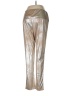 Athena Marie 100% Polyester Metallic Silver Casual Pants Size M - photo 2