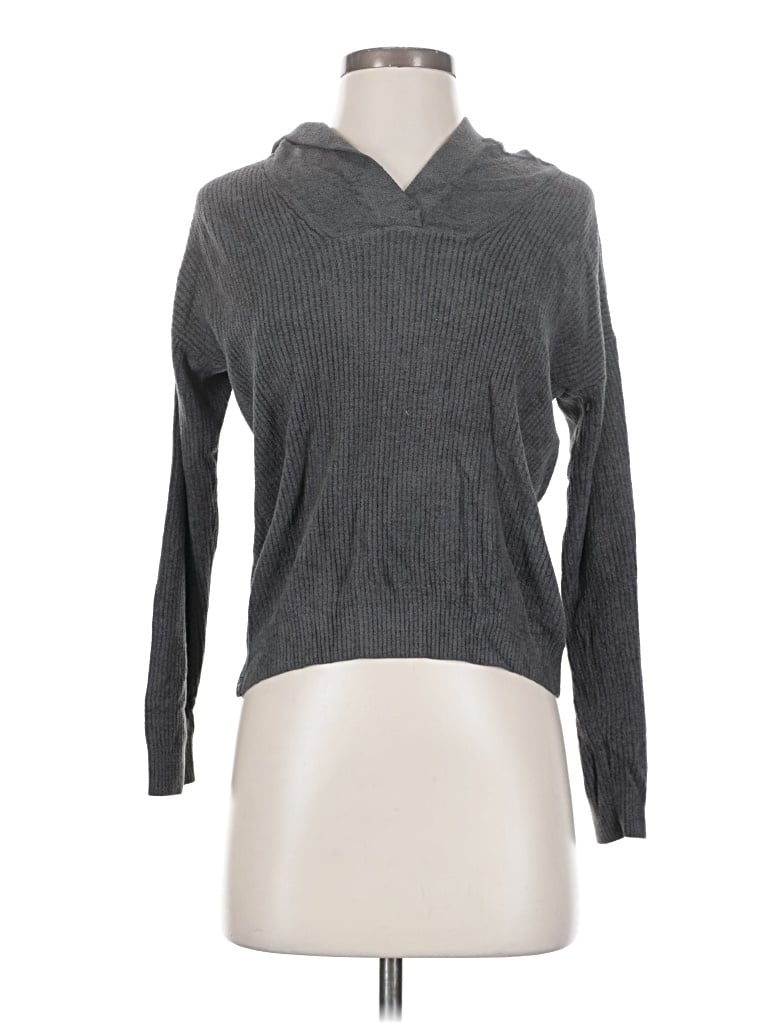 Pre-owned Barefoot Dreams Pullover Sweater In Gray
