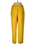 P.A.R.O.S.H. Solid Yellow Casual Pants Size M - photo 2