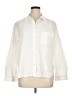 Ann Taylor LOFT Ivory 3/4 Sleeve Button-Down Shirt Size XL - photo 1