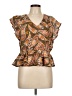 Sam Edelman Brown Sleeveless Blouse Size L - photo 1