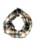 Unbranded Plaid Brown Orange Scarf One size - photo 1