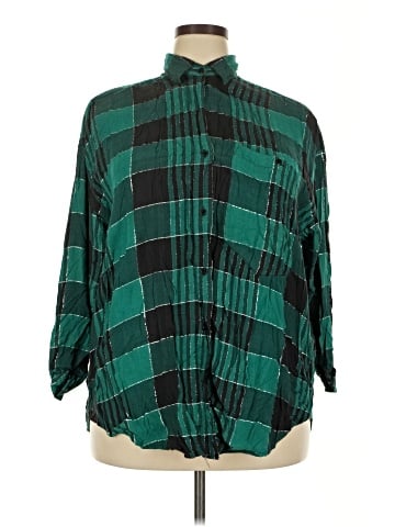 Blakely 3/4 Sleeve Button-Down Shirt (view 1)