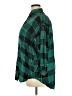 Blakely 100% Viscose Plaid Green 3/4 Sleeve Button-Down Shirt Size 3X - photo 5