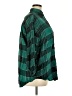 Blakely 100% Viscose Plaid Green 3/4 Sleeve Button-Down Shirt Size 3X - photo 4