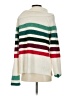 Lou & Grey Stripes White Pullover Sweater Size S - photo 2
